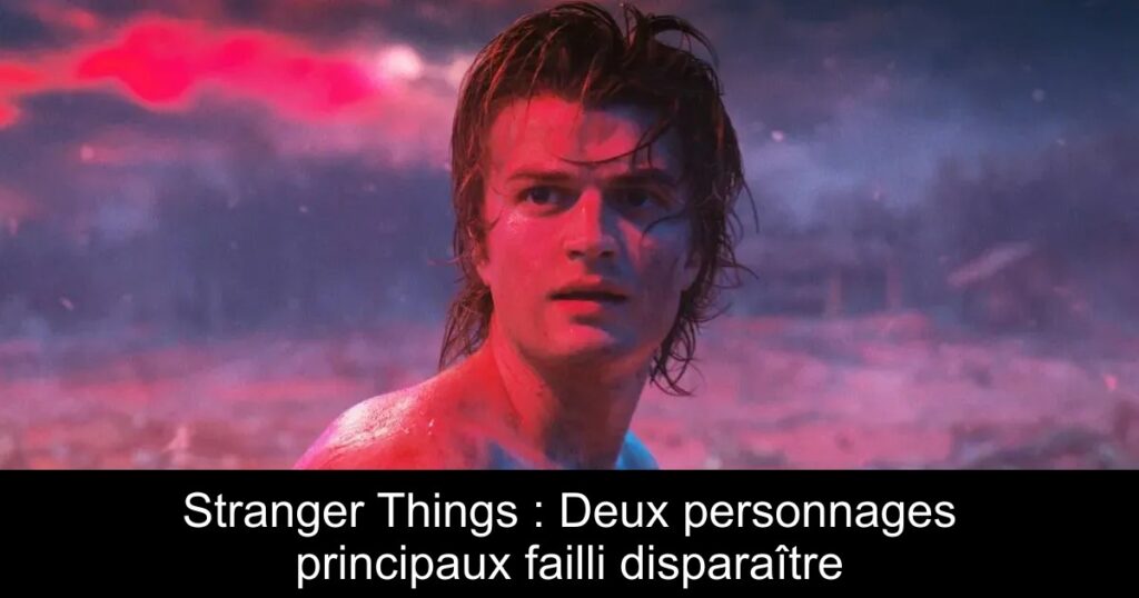 Stranger Things : Deux personnages principaux failli disparaître