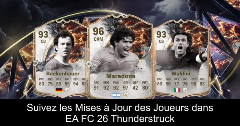Suivez les Mises à Jour des Joueurs dans EA FC 26 Thunderstruck