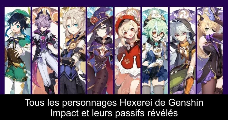 Tous les personnages Hexerei de Genshin Impact et leurs passifs révélés