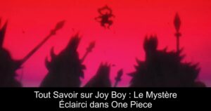 Tout Savoir sur Joy Boy : Le Mystère Éclairci dans One Piece