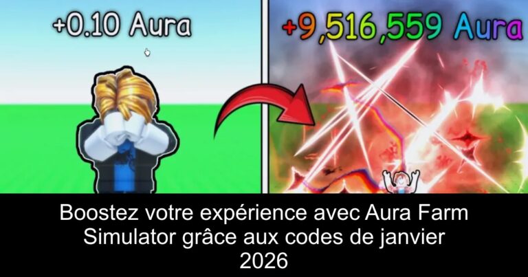 Boostez votre expérience avec Aura Farm Simulator grâce aux codes de janvier 2026