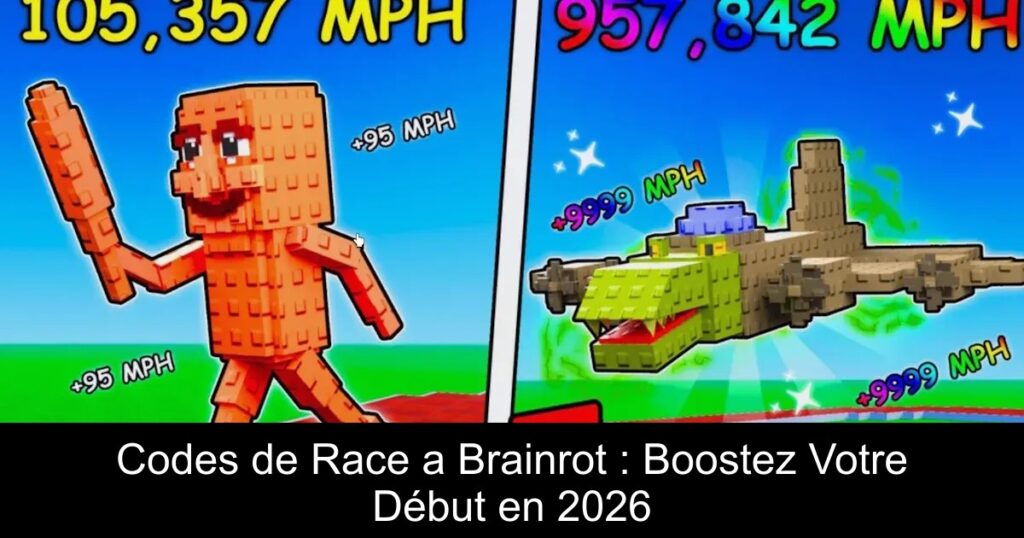 Codes de Race a Brainrot : Boostez Votre Début en 2026