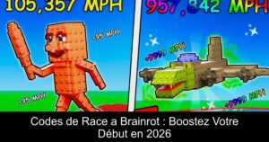 Codes de Race a Brainrot : Boostez Votre Début en 2026