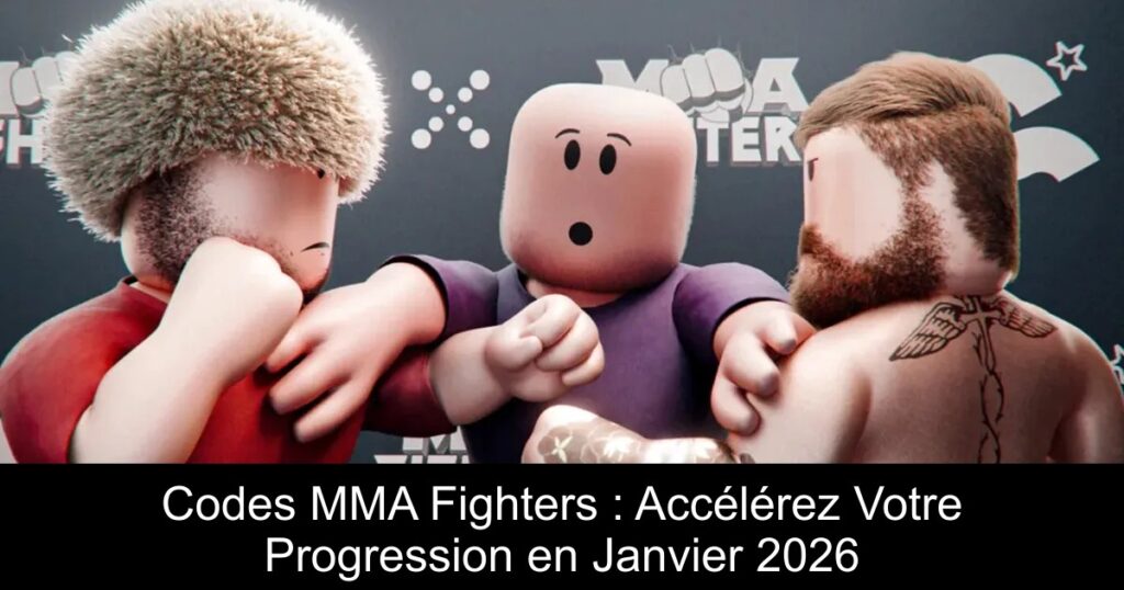 Codes MMA Fighters : Accélérez Votre Progression en Janvier 2026