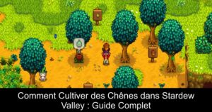 Comment Cultiver des Chênes dans Stardew Valley : Guide Complet