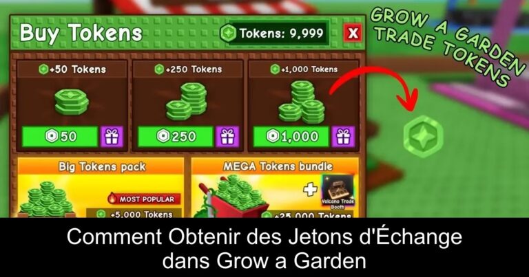 Comment Obtenir des Jetons d'Échange dans Grow a Garden