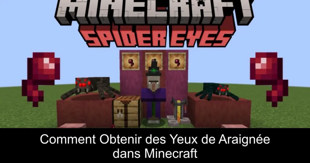 Comment Obtenir des Yeux de Araignée dans Minecraft