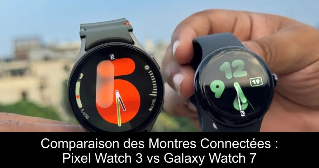 Comparaison des Montres Connectées : Pixel Watch 3 vs Galaxy Watch 7