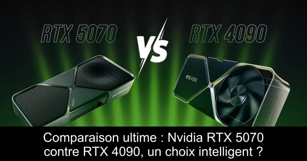 Comparaison ultime : Nvidia RTX 5070 contre RTX 4090, un choix intelligent ?