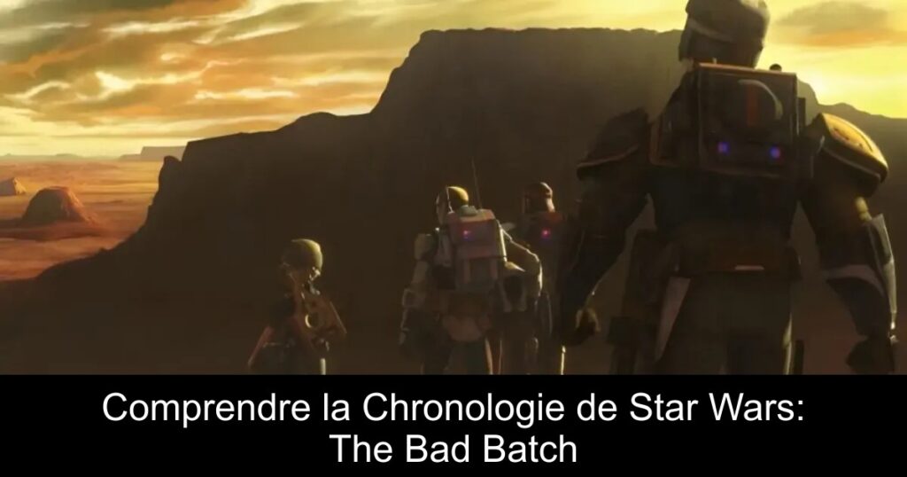 Comprendre la Chronologie de Star Wars: The Bad Batch