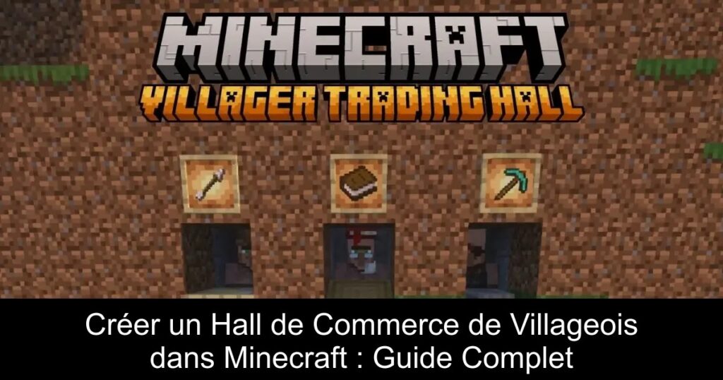 Créer un Hall de Commerce de Villageois dans Minecraft : Guide Complet