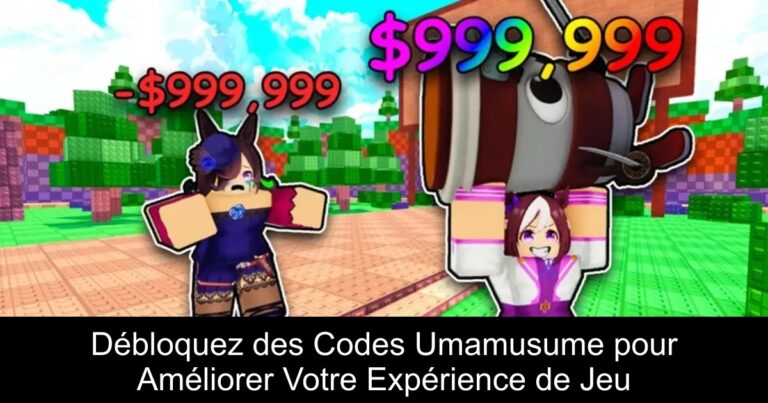 Débloquez des Codes Umamusume pour Améliorer Votre Expérience de Jeu