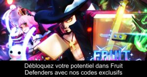 Débloquez votre potentiel dans Fruit Defenders avec nos codes exclusifs