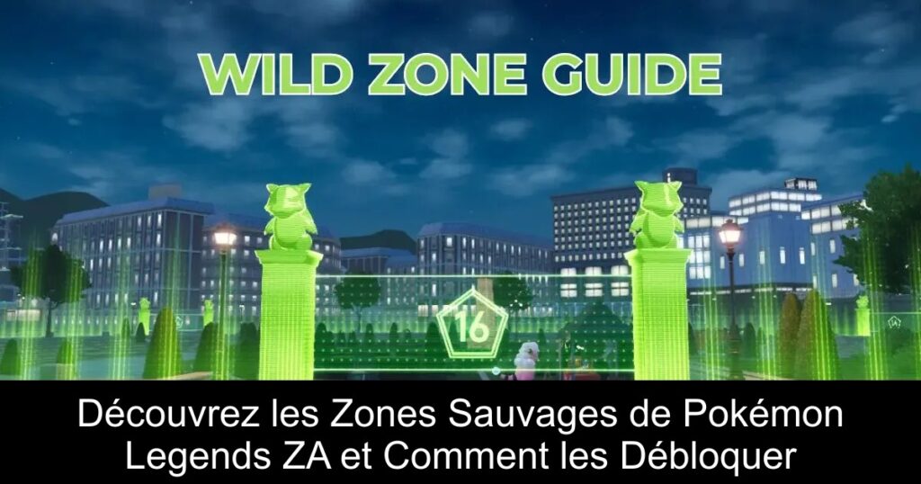 Découvrez les Zones Sauvages de Pokémon Legends ZA et Comment les Débloquer