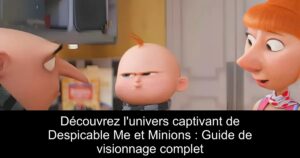 Découvrez l&rsquo;univers captivant de Despicable Me et Minions : Guide de visionnage complet