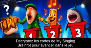Décryptez les codes de My Singing Brainrot pour avancer dans le jeu