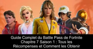Guide Complet du Battle Pass de Fortnite Chapitre 7 Saison 1 : Tous les Récompenses et Comment les Obtenir