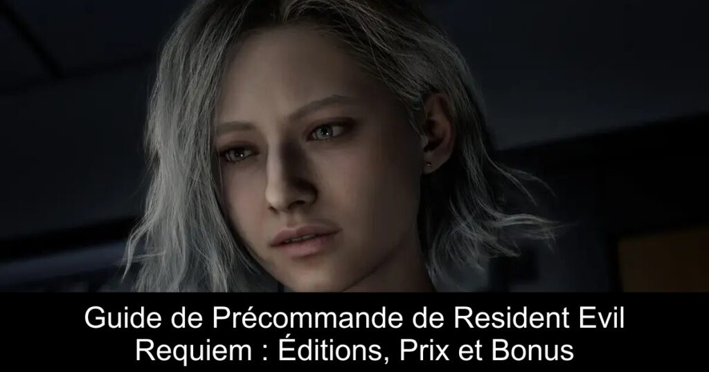 Guide de Précommande de Resident Evil Requiem : Éditions, Prix et Bonus