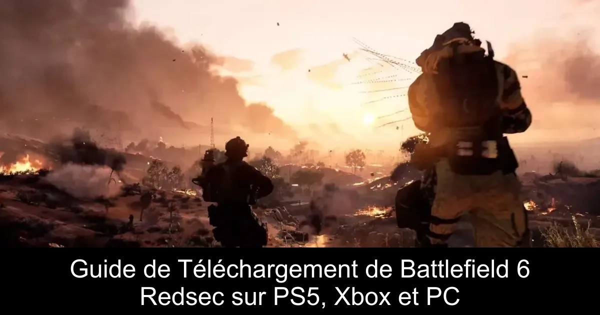 Guide de Téléchargement de Battlefield 6 Redsec sur PS5, Xbox et PC