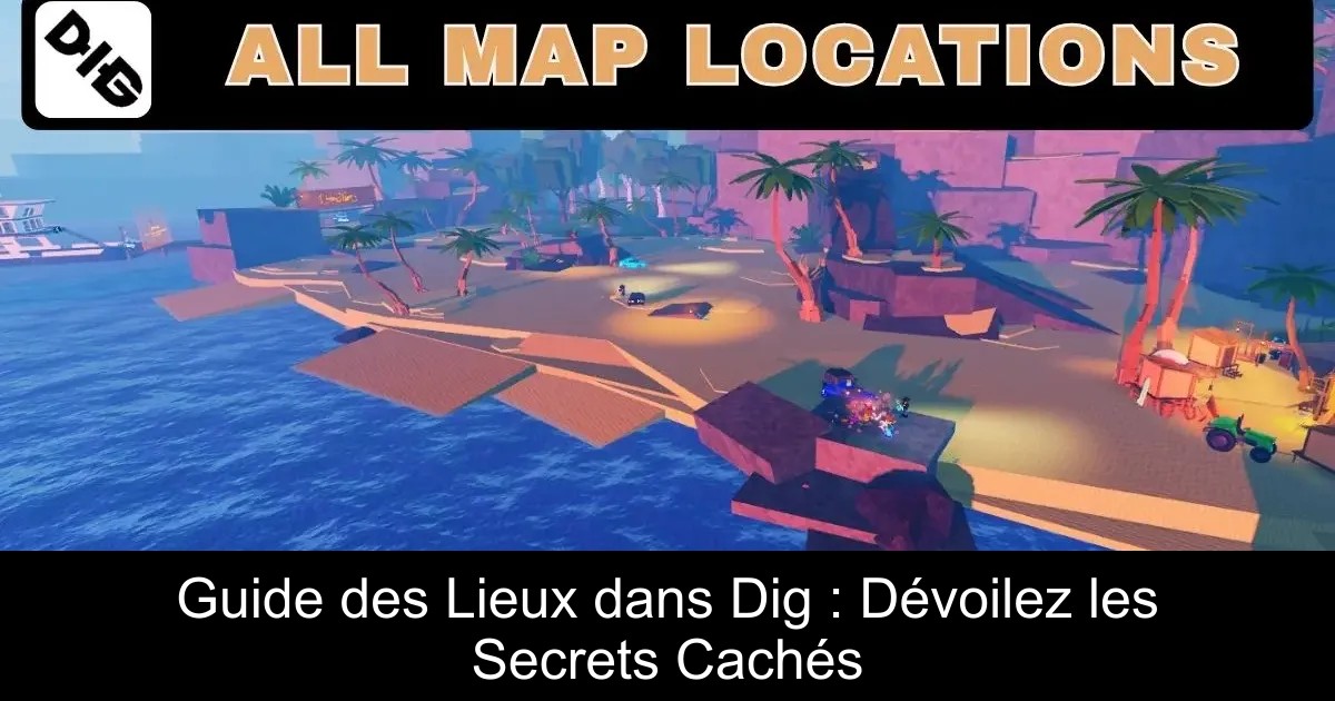 Guide des Lieux dans Dig : Dévoilez les Secrets Cachés