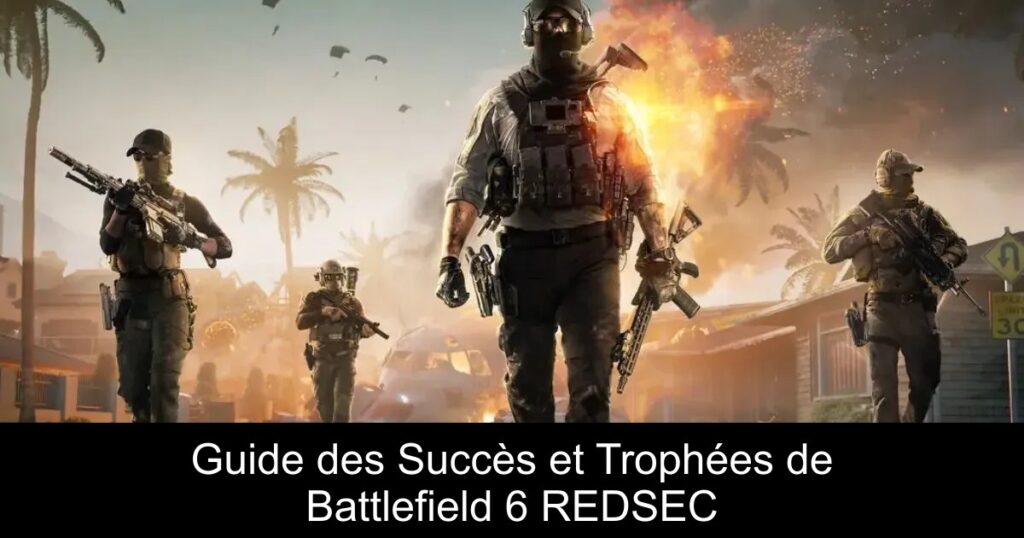 Guide des Succès et Trophées de Battlefield 6 REDSEC