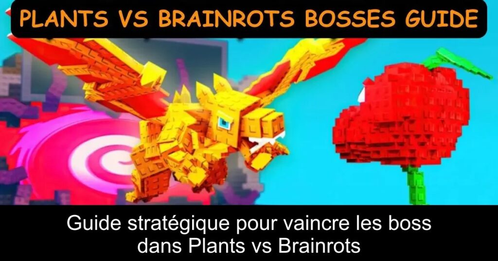 Guide stratégique pour vaincre les boss dans Plants vs Brainrots