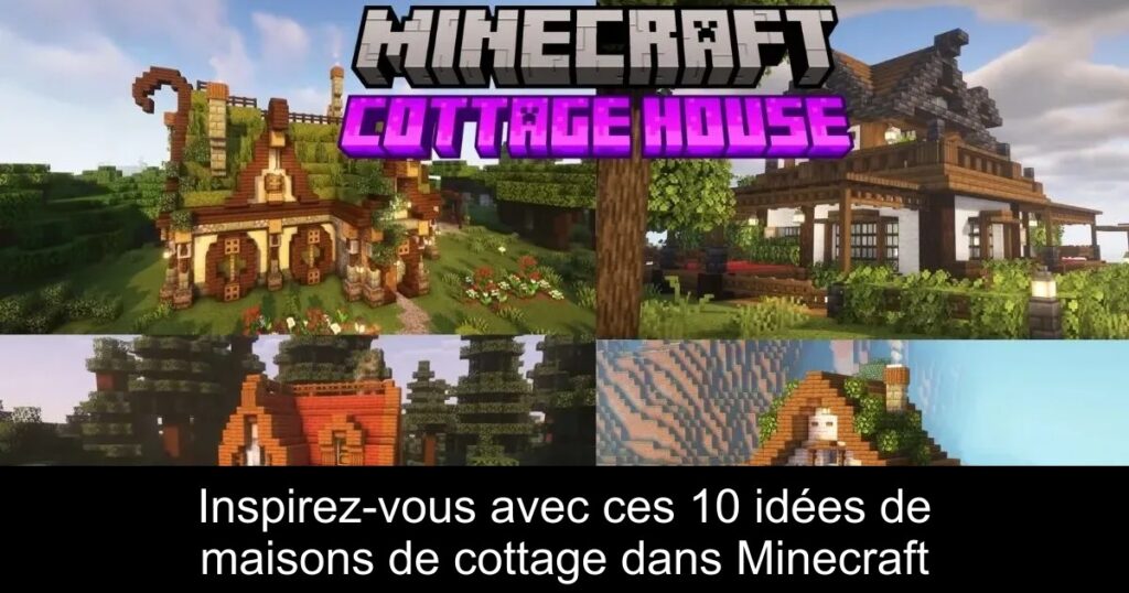 Inspirez-vous avec ces 10 idées de maisons de cottage dans Minecraft