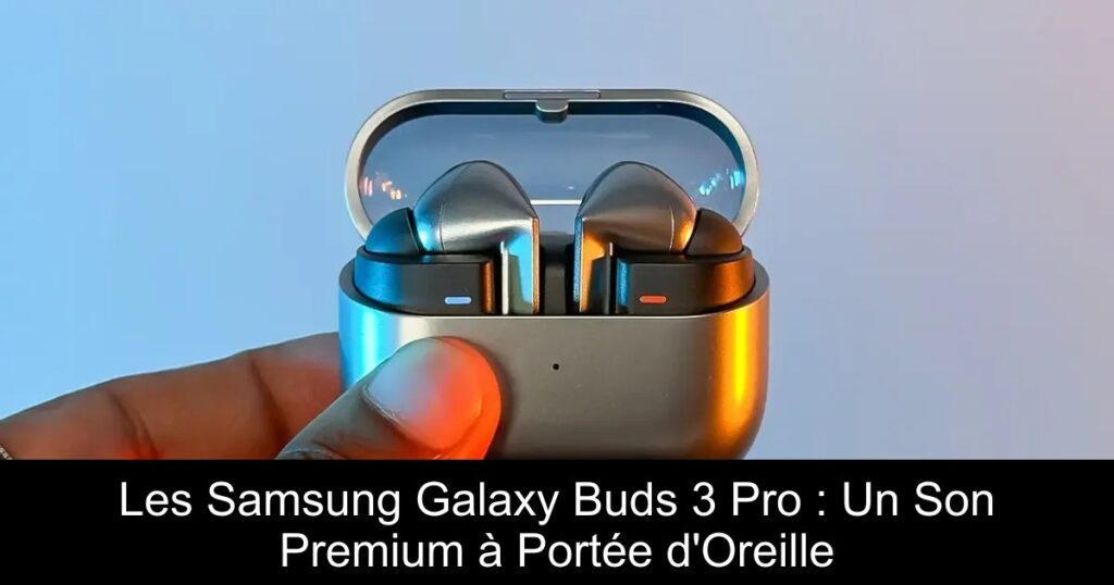 Les Samsung Galaxy Buds 3 Pro : Un Son Premium à Portée d&rsquo;Oreille