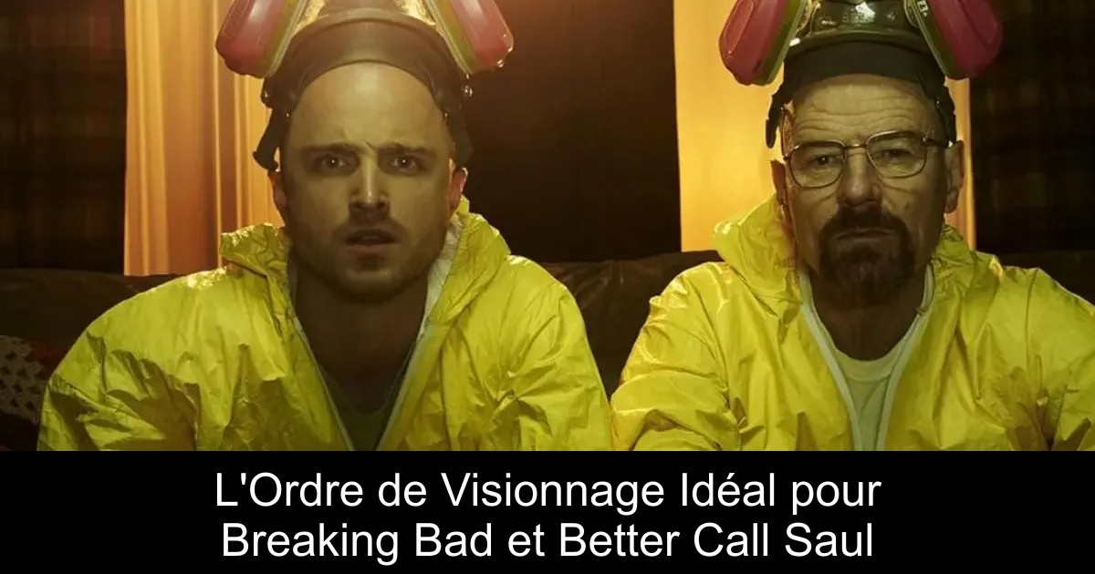 L&rsquo;Ordre de Visionnage Idéal pour Breaking Bad et Better Call Saul
