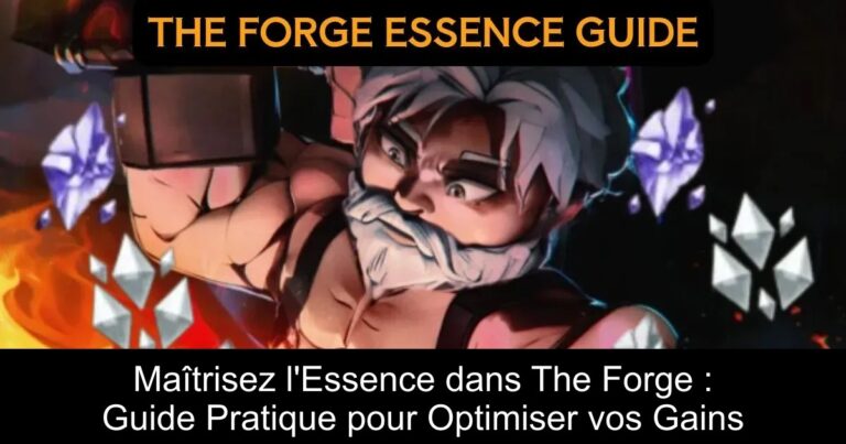 Maîtrisez l'Essence dans The Forge : Guide Pratique pour Optimiser vos Gains