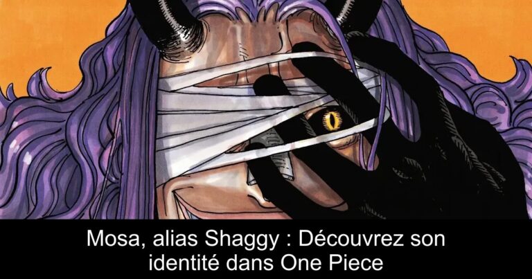 Mosa, alias Shaggy : Découvrez son identité dans One Piece