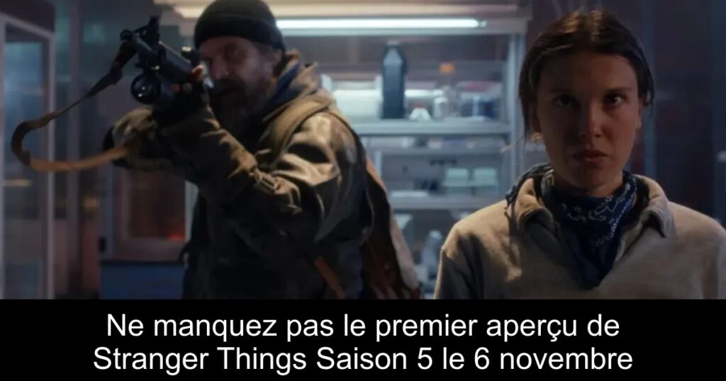 Ne manquez pas le premier aperçu de Stranger Things Saison 5 le 6 novembre