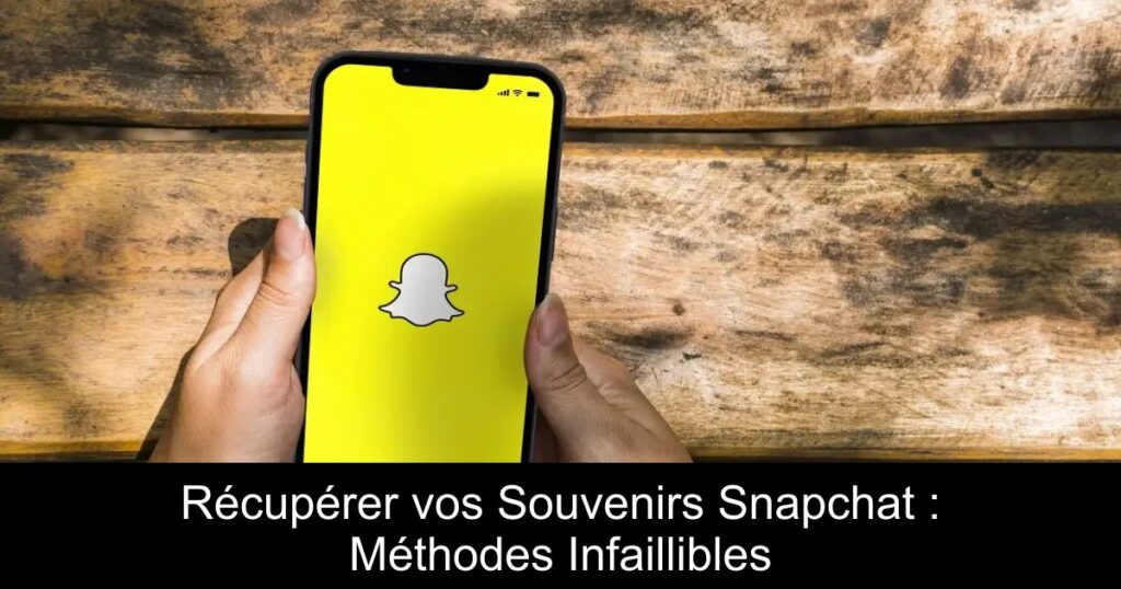 Récupérer vos Souvenirs Snapchat : Méthodes Infaillibles