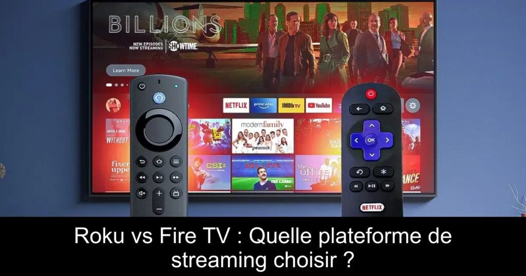 Roku vs Fire TV : Quelle plateforme de streaming choisir ?