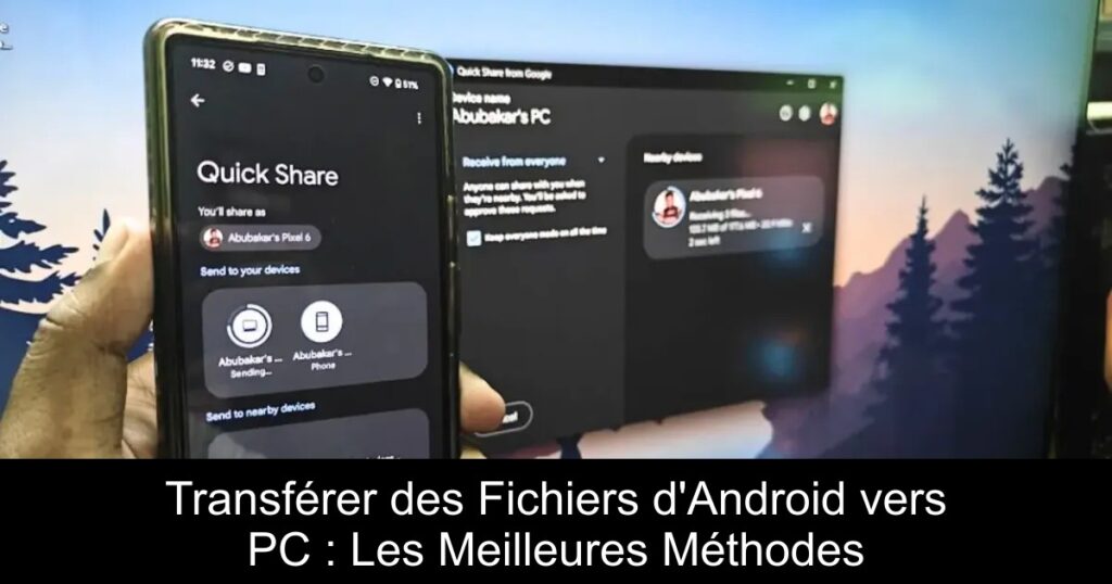 Transférer des Fichiers d&rsquo;Android vers PC : Les Meilleures Méthodes