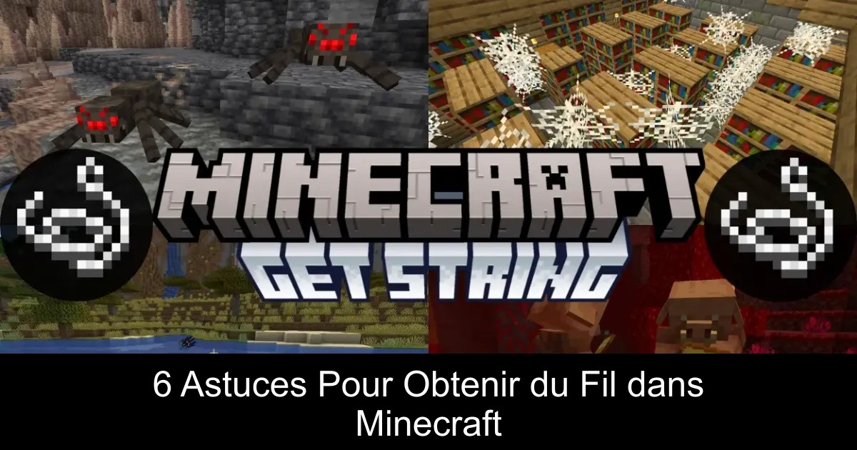 6 Astuces Pour Obtenir du Fil dans Minecraft