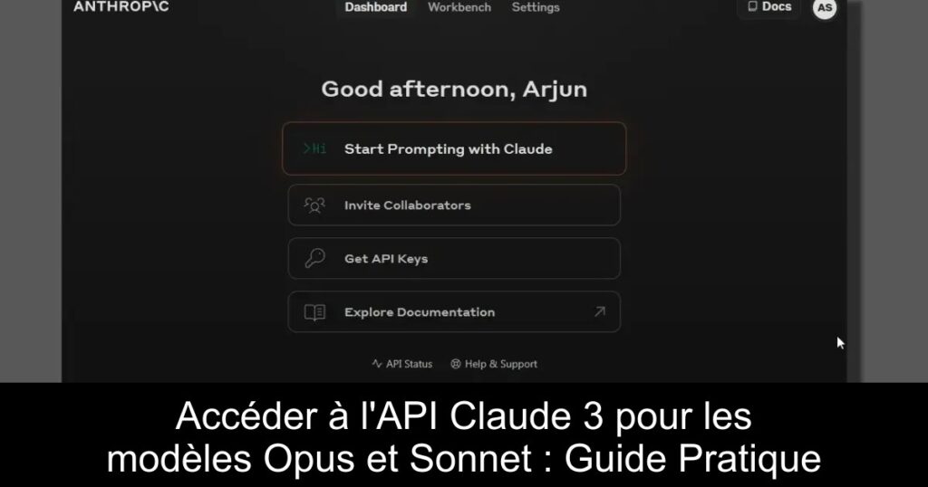 Accéder à l&rsquo;API Claude 3 pour les modèles Opus et Sonnet : Guide Pratique