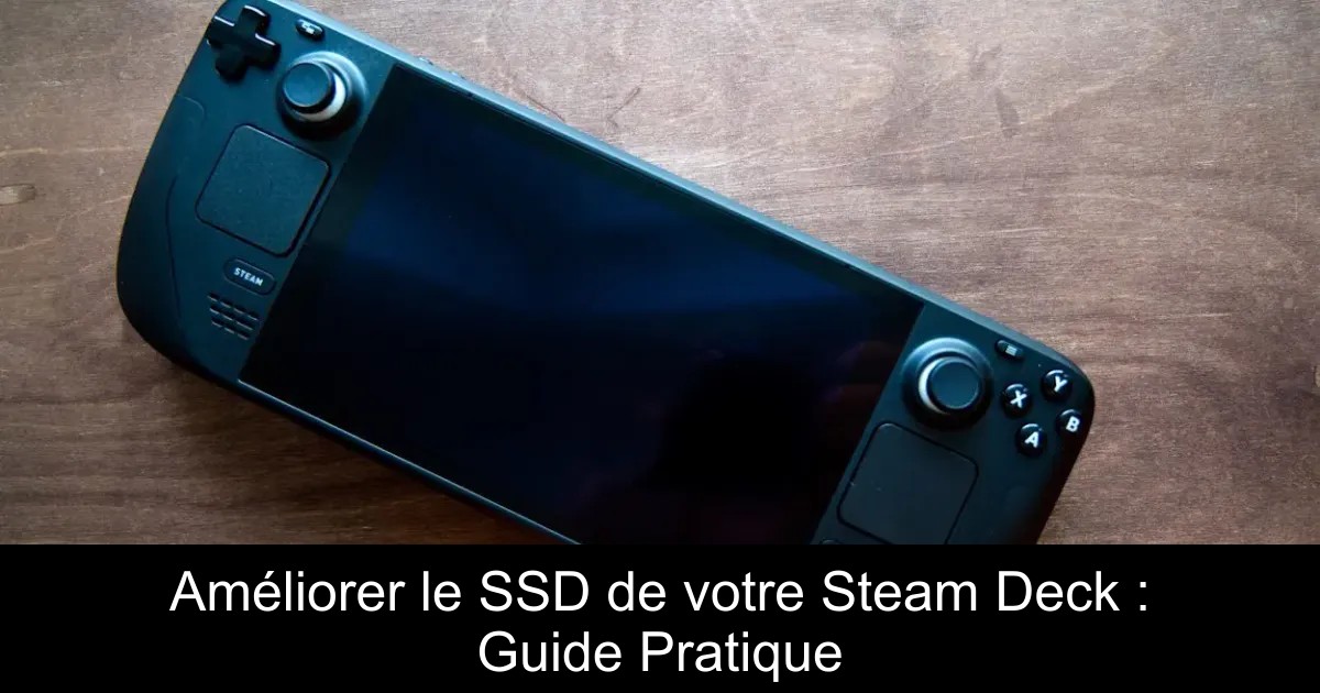 Améliorer le SSD de votre Steam Deck : Guide Pratique