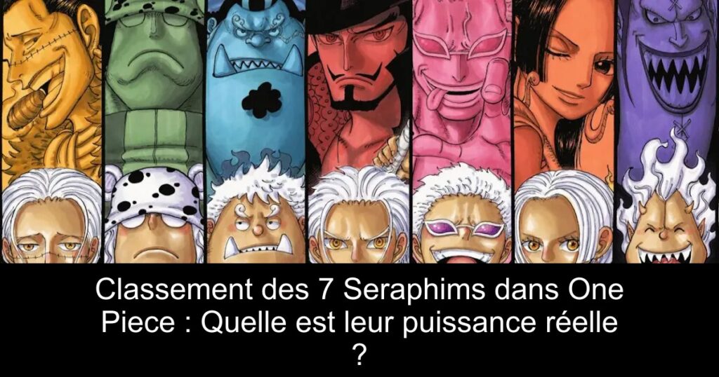 Classement des 7 Seraphims dans One Piece : Quelle est leur puissance réelle ?