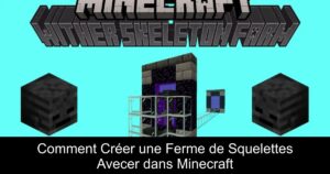 Comment Créer une Ferme de Squelettes Avecer dans Minecraft