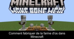 Comment fabriquer de la farine d&rsquo;os dans Minecraft