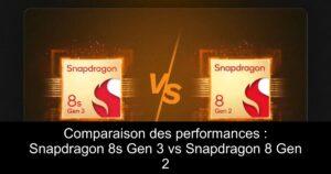 Comparaison des performances : Snapdragon 8s Gen 3 vs Snapdragon 8 Gen 2