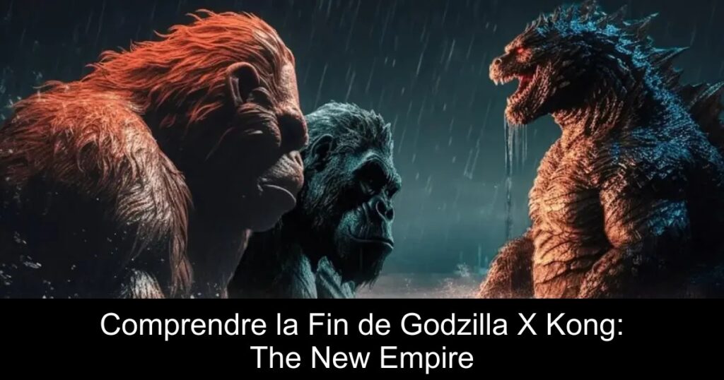 Comprendre la Fin de Godzilla X Kong: The New Empire