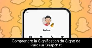 Comprendre la Signification du Signe de Paix sur Snapchat