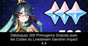 Débloquez 300 Primogems Gratuits avec les Codes du Livestream Genshin Impact 4.4