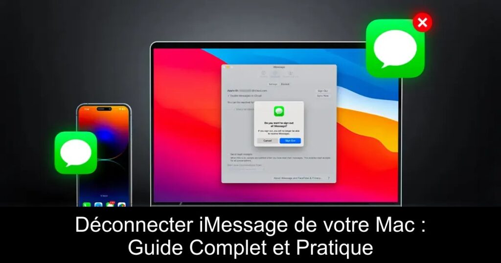 Déconnecter iMessage de votre Mac : Guide Complet et Pratique
