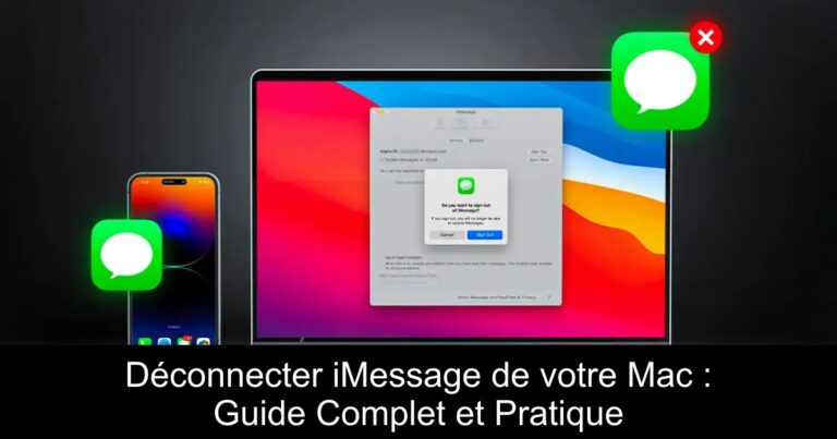 Déconnecter iMessage de votre Mac : Guide Complet et Pratique