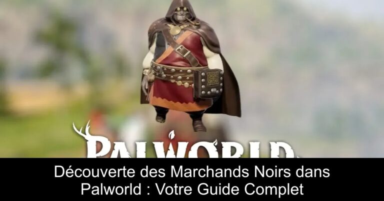 Découverte des Marchands Noirs dans Palworld : Votre Guide Complet