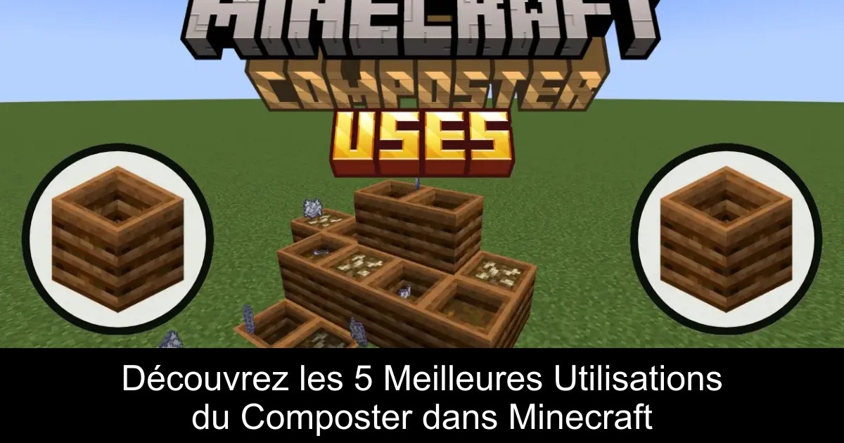 Découvrez les 5 Meilleures Utilisations du Composter dans Minecraft