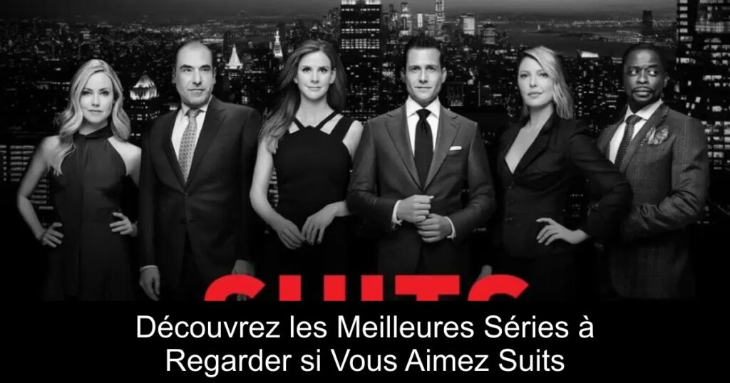 Découvrez les Meilleures Séries à Regarder si Vous Aimez Suits